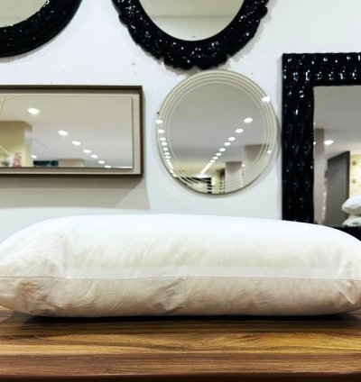 Tek Kişilik Doğal Taranmış Kuzu Yünü Yastık | Merinos Kuzu Yünü