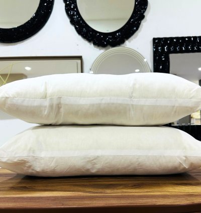 Çift Kişilik Doğal Kuzu Yünü Boncuk Yastık | Merinos Kuzu Yünü