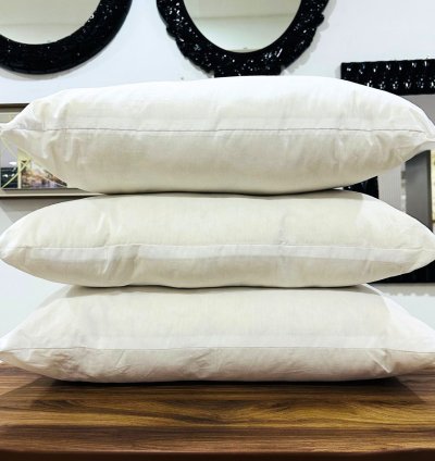 Üçlü Doğal Kuzu Yünü Boncuk Yastık | Merinos Kuzu Yünü